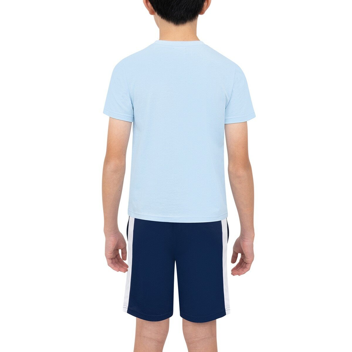 Fila 兒童短袖套組三件組 白/藍