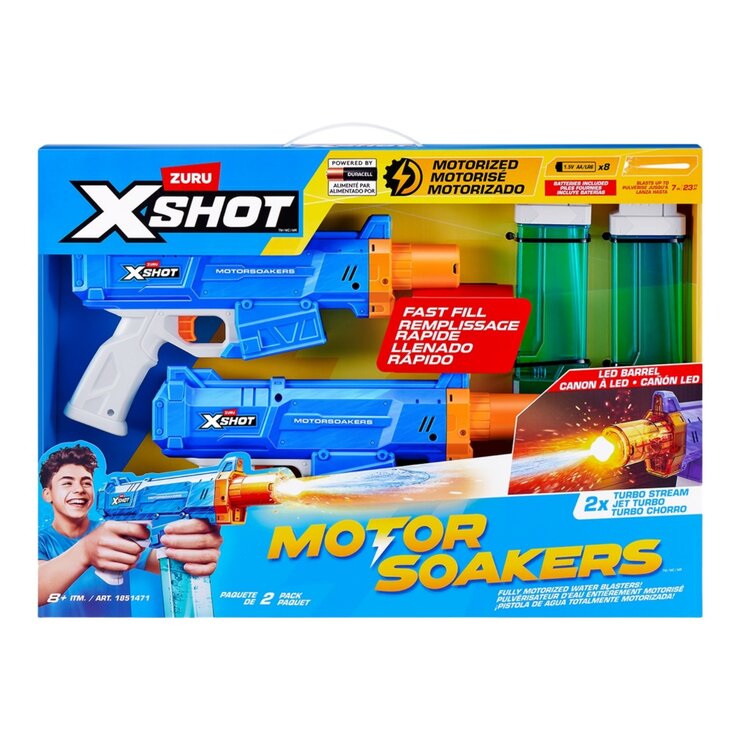 Zuru X-Shot 全電動高速水槍 2入組 / 8歲以上 Zuru X-Shot 全電動高速水槍 2入組 / 8歲以上