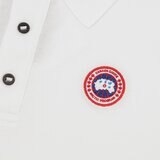 Canada Goose 男短袖Polo衫 白