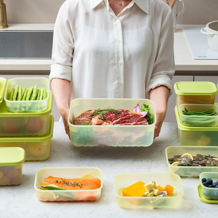 樂扣樂扣 智慧極鮮 FreshBlock 塑膠保鮮盒 含蓋20件組
