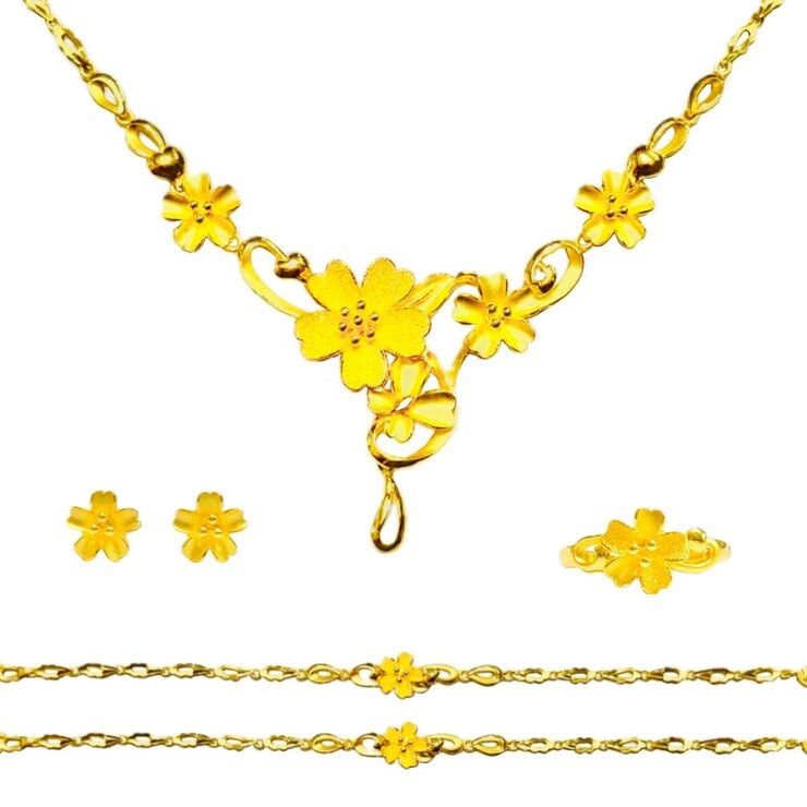 24K黃金結婚套組 梨花佳人 1228厘