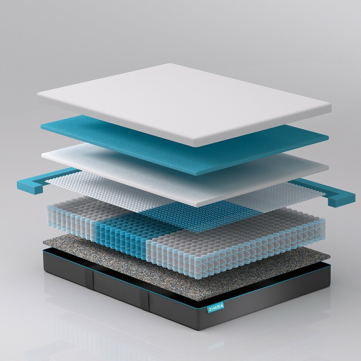 ZIMRA HYBRID 標準雙人床墊 152 公分 X 190 公分