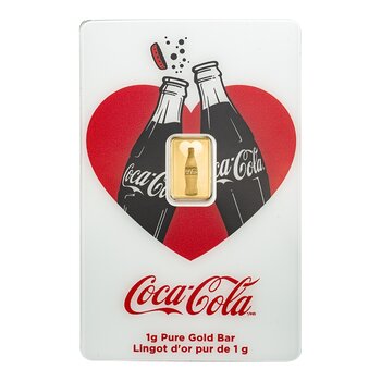 PAMP 可口可樂黃金條塊 999.9純金 1公克