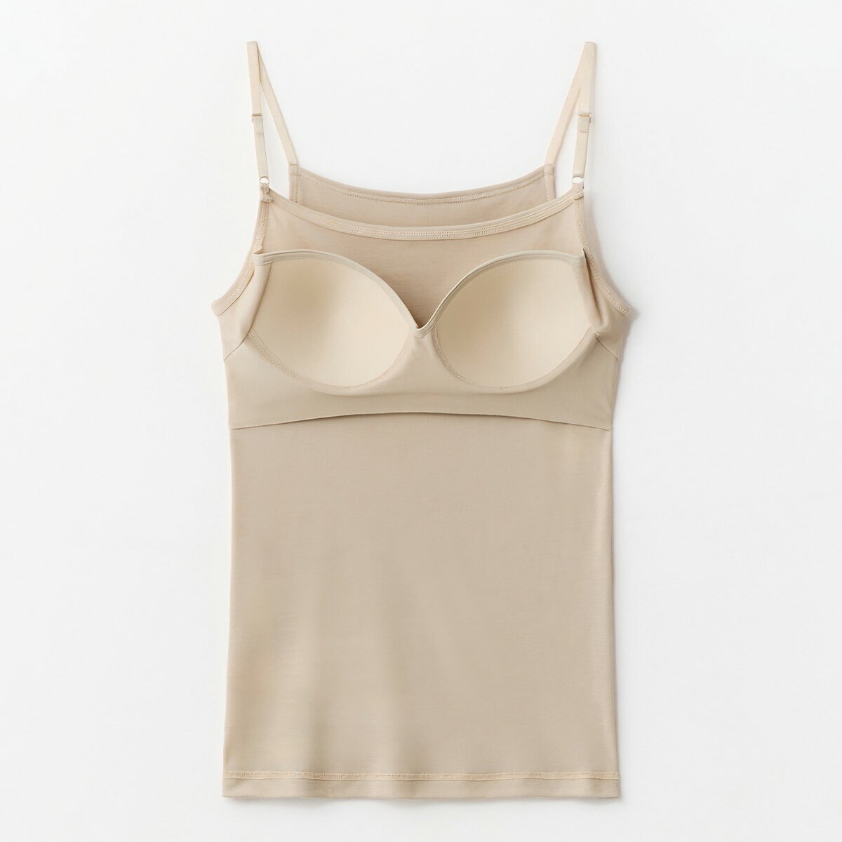 郡是 女罩杯細肩帶可調節背心 膚