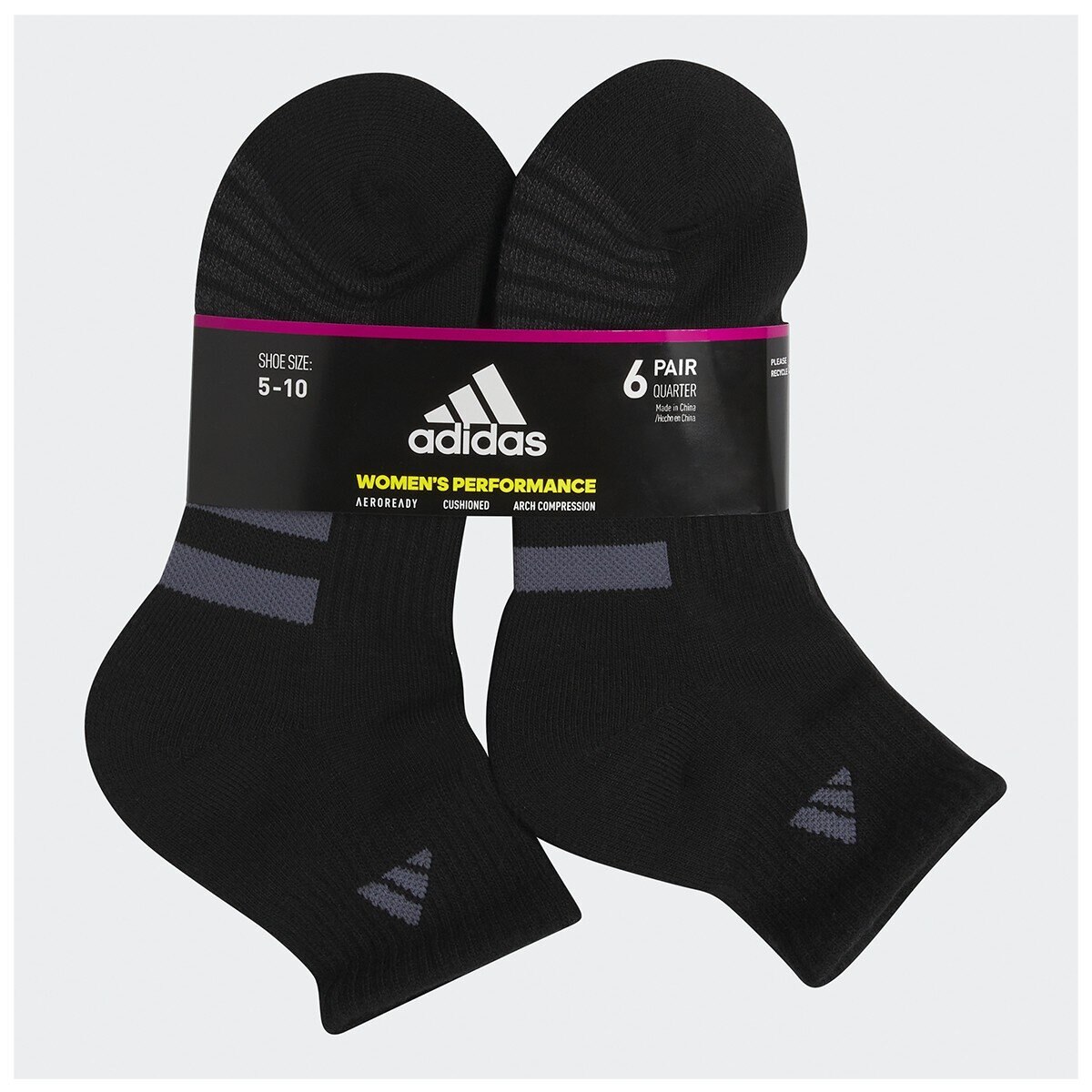 Adidas 女運動襪 6入