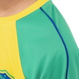 Fila 兒童足球短袖套組 黃/藍 XS