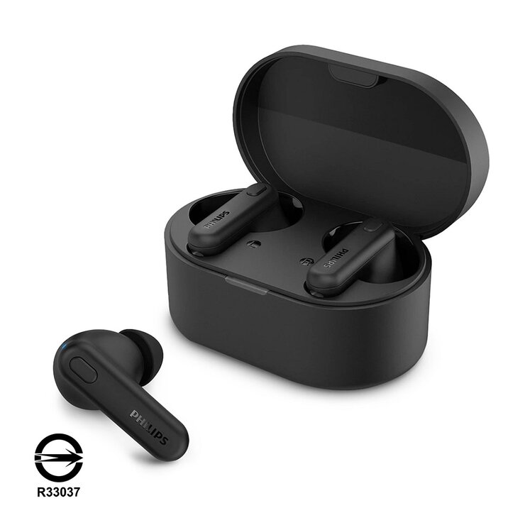 Philips 真無線藍牙入耳式耳機 TAT1108 黑色