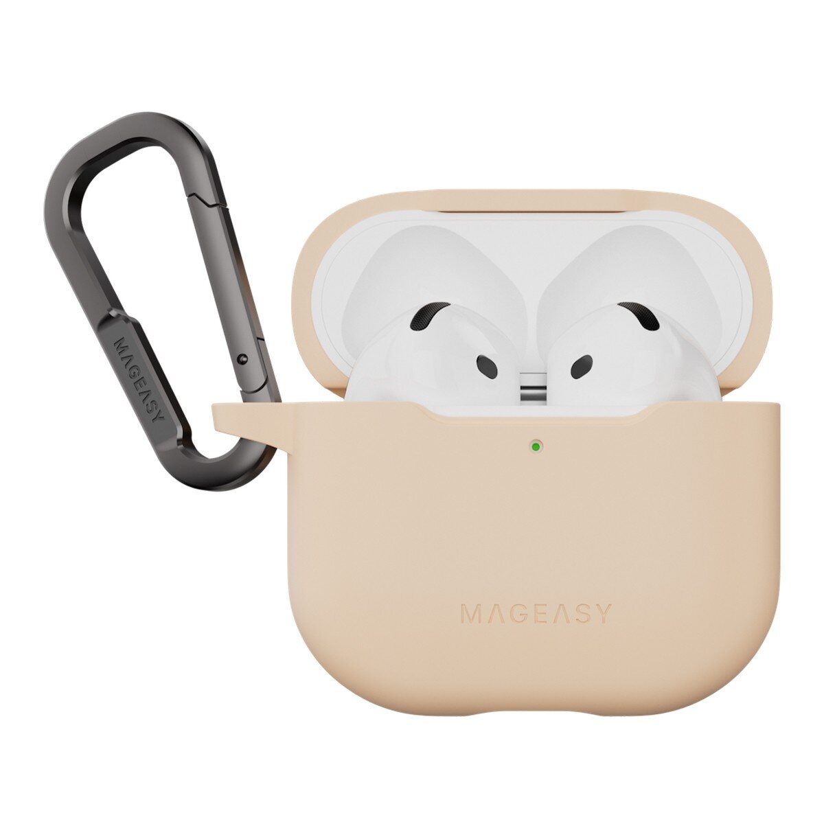 MAGEASY Skin 耳機保護殼 AirPods 4 貝殼粉 MAGEASY Skin 耳機保護殼 AirPods 4 貝殼粉