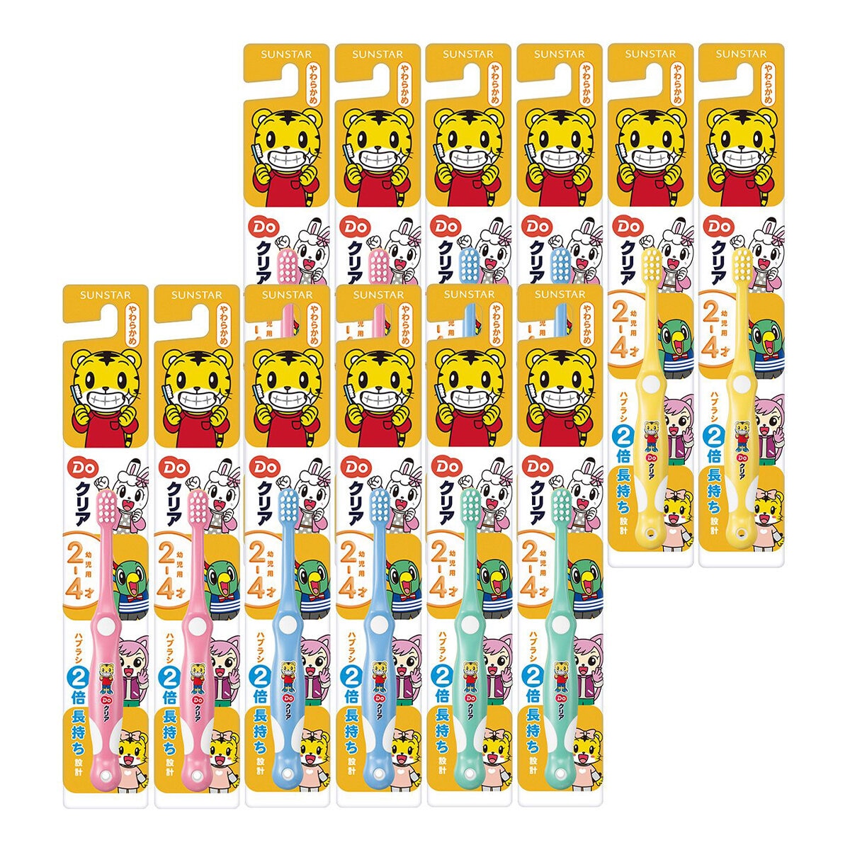 SUNSTAR 三詩達 巧虎幼兒牙刷 X 12入 2-4歲