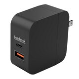 Soodatek PD 45W 雙孔高速充電器 2入 黑 SHC1U1-PC45BL
