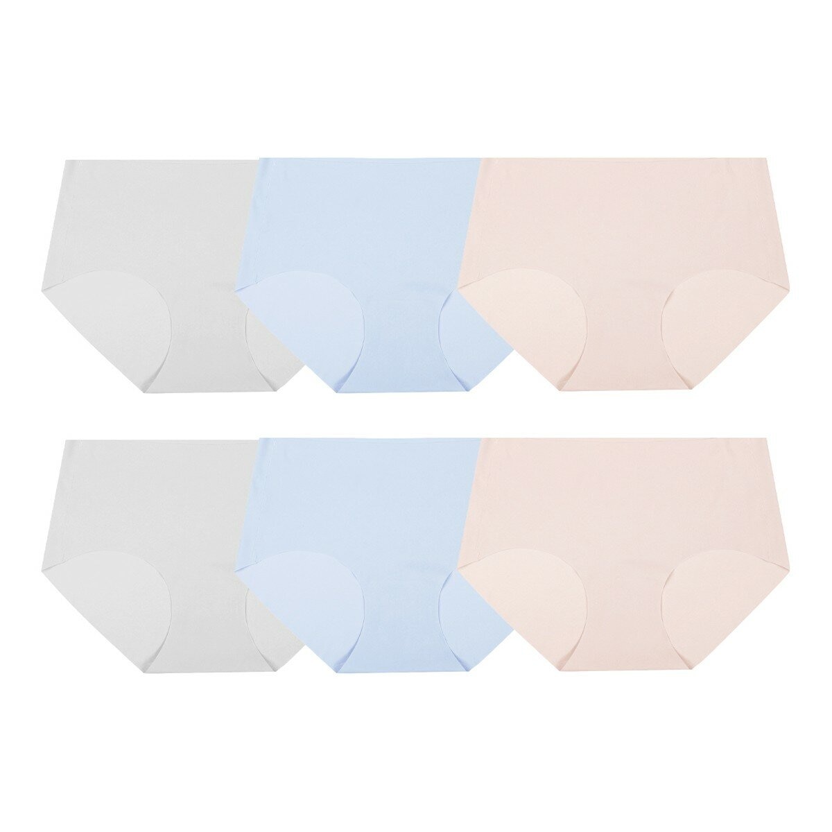 Nautica 女內褲六入組 淺藍+灰+粉 S