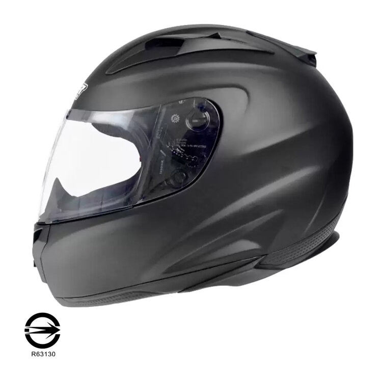 M2R 騎乘機車用全罩式防護頭盔 M-3 消光黑