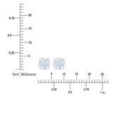 0.80克拉 圓形鑽石耳環 VS2/I 0.80克拉 圓形鑽石耳環 VS2/I