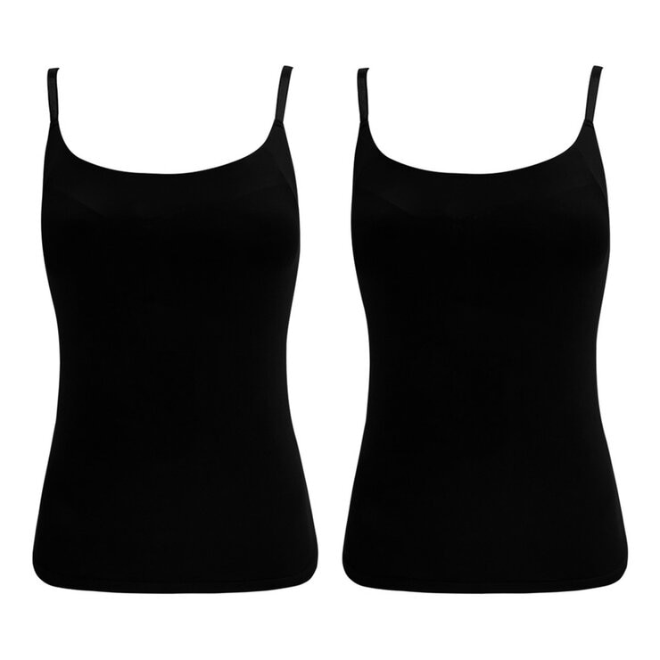 Body Blue 女細肩帶背心2入組