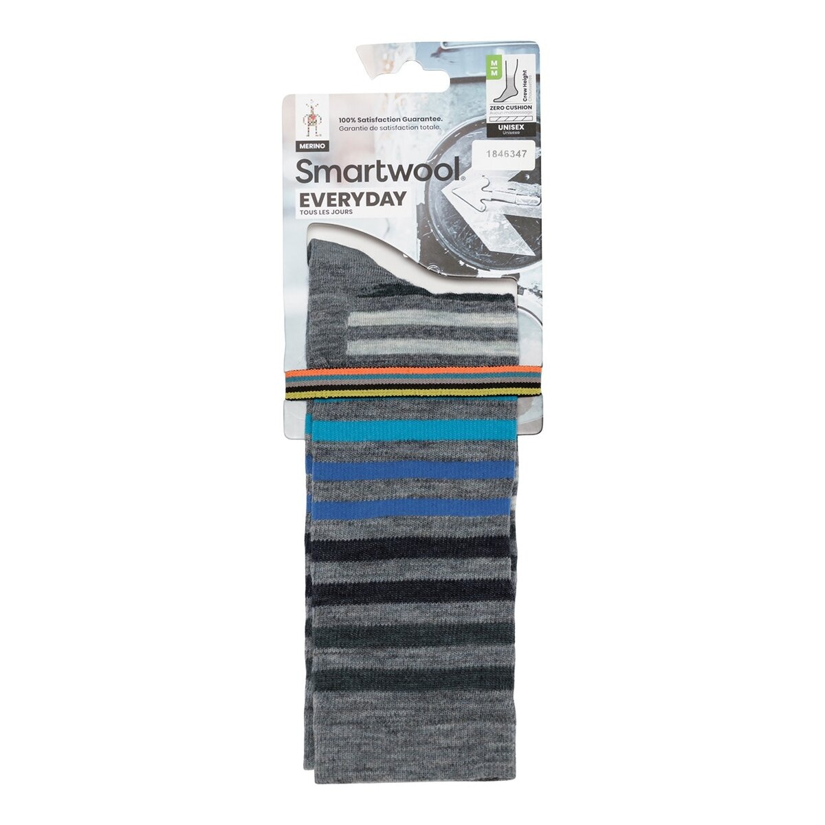 Smartwool 男條紋中筒襪