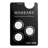 MAGEASY Odyssey Stand M 超軍規防摔磁吸支架手機殼 iPhone 17 Pro(迷霧) + 鏡頭保護貼Lenz 鈦合金(迷霧鈦) + Vetro 9H 鋼化玻璃保護膜