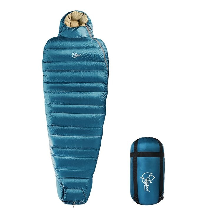 OutdoorBase 羽絨睡袋 藍 左拉鍊 OutdoorBase 羽絨睡袋 藍 左拉鍊