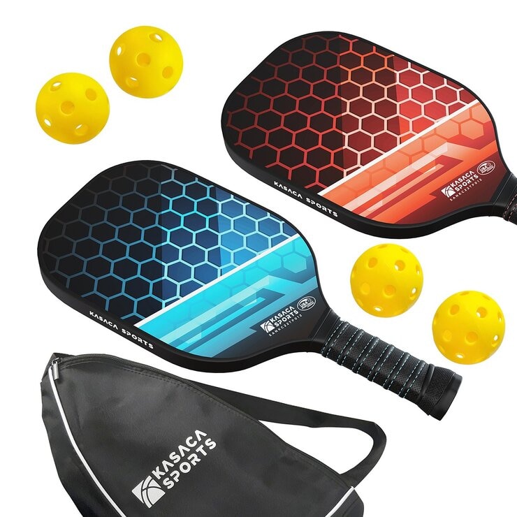 KASACA 碳纖維匹克球雙拍七件組