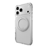 MAGEASY MagStand 360 M 磁吸旋轉支架防摔手機殼 iPhone 17 Pro Max(透明) + 鏡頭保護貼Lenz(迷霧) + Vetro 9H 鋼化玻璃保護膜