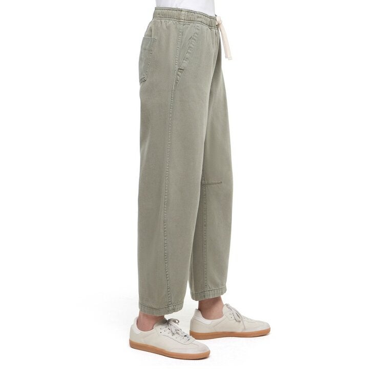 GAP 女休閒綁帶長褲 綠 GAP 女休閒綁帶長褲 綠