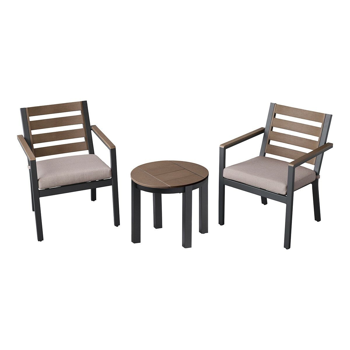 AGIO Stockholm戶外休閒桌椅三件組