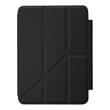 MAGEASY Facet 全方位支架透明背蓋保護套 (筆槽款) 適用於 2024 iPad Pro 11吋 黑