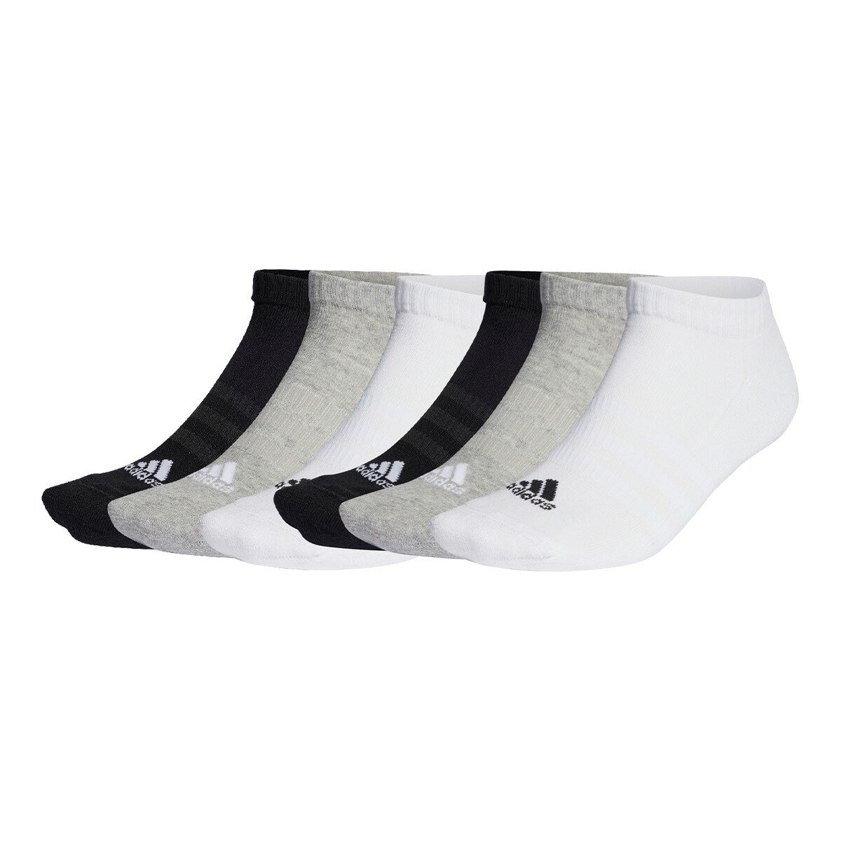 Adidas 男低筒襪六入組 #HT3434/IC1332/IC1333