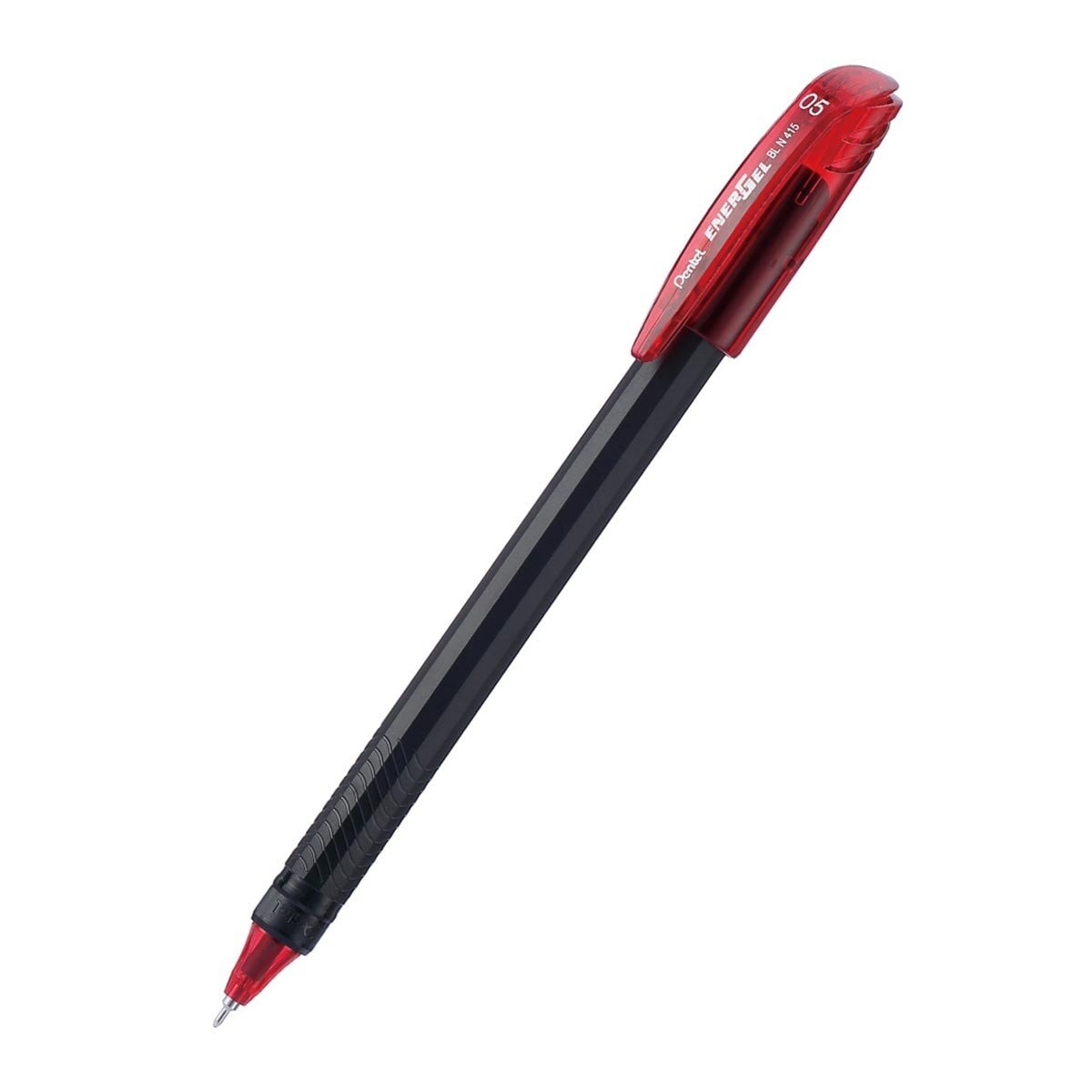 Pentel 筆蓋式 0.5公釐 極速鋼珠筆 12入 紅色
