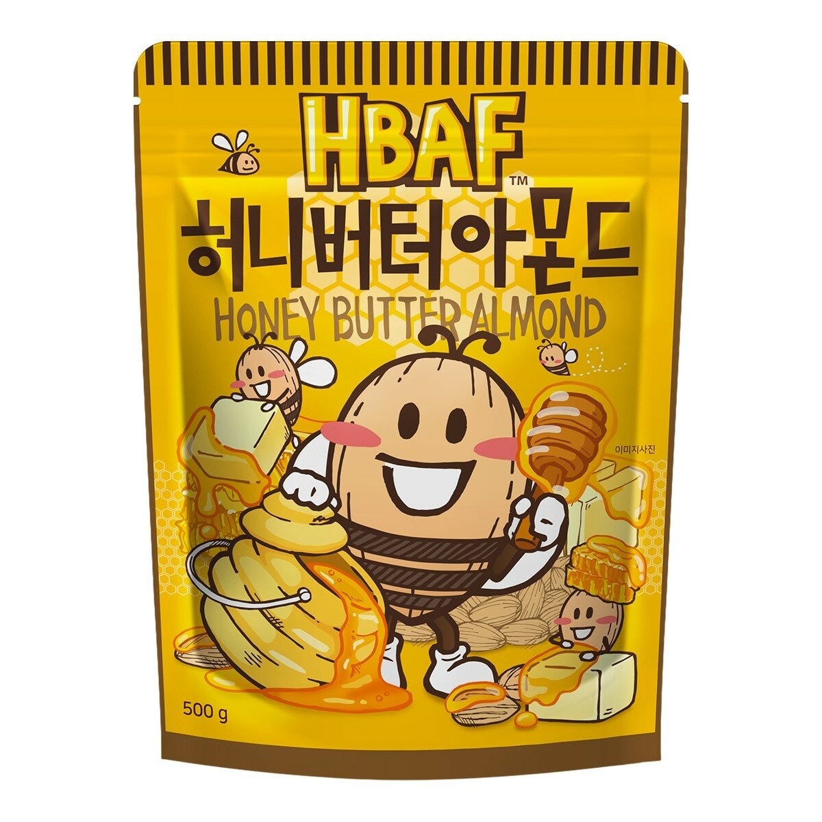 HBAF 杏仁果蜂蜜奶油味 500公克