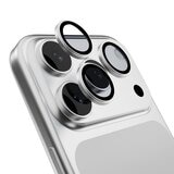 MAGEASY Bright M 不發黃軍規磁吸透明殼 iPhone 17 Pro(珊瑚磁圈) + 鏡頭保護貼Lenz(白色) + Vetro 9H 鋼化玻璃保護膜