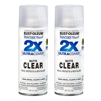 Rust-Oleum 樂立恩 2X 極致雙效保護漆 消光透明 2入組