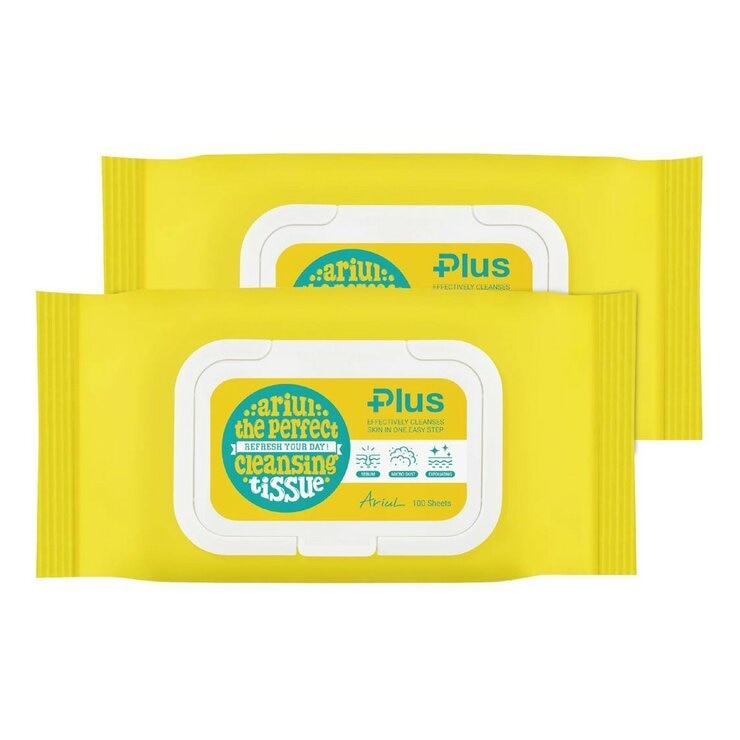 Ariul 淨膚保濕卸妝濕巾 100張 X 2入