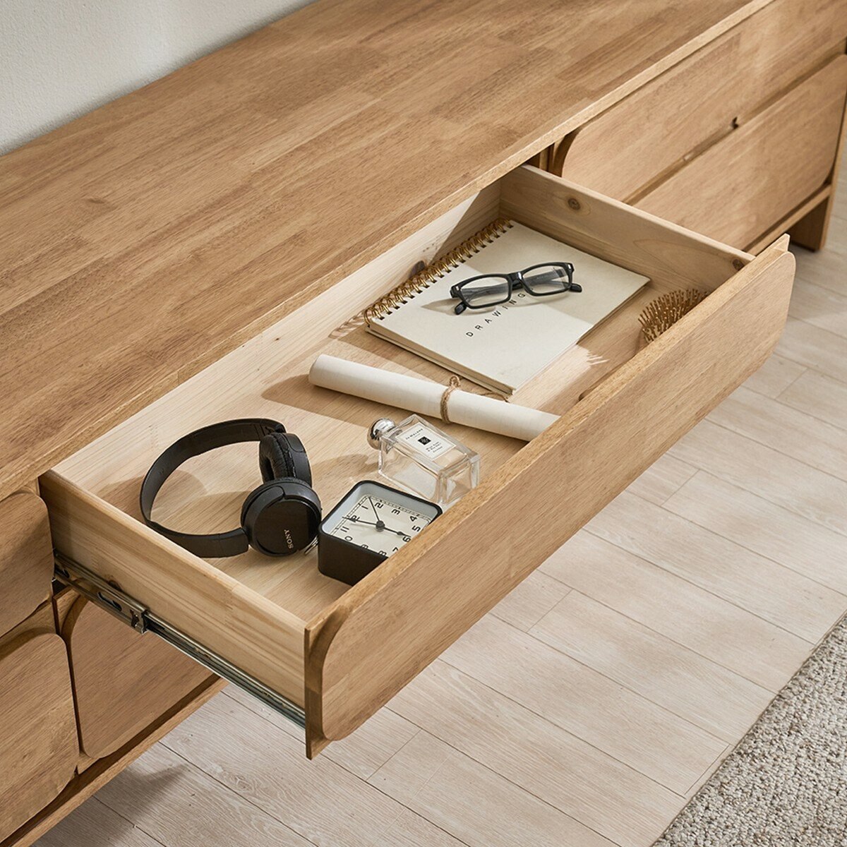 Finlandia Estante 電視櫃 橡木色