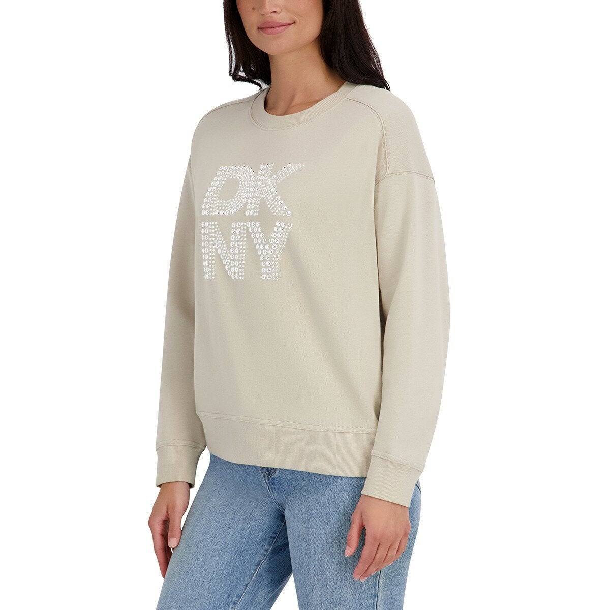 DKNY Jeans 女長袖上衣 米 DKNY Jeans 女長袖上衣 米