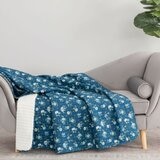 Berkshire 印花薄被毛毯 152公分 X 177公分 花卉 Berkshire 印花薄被毛毯 152公分 X 177公分 花卉