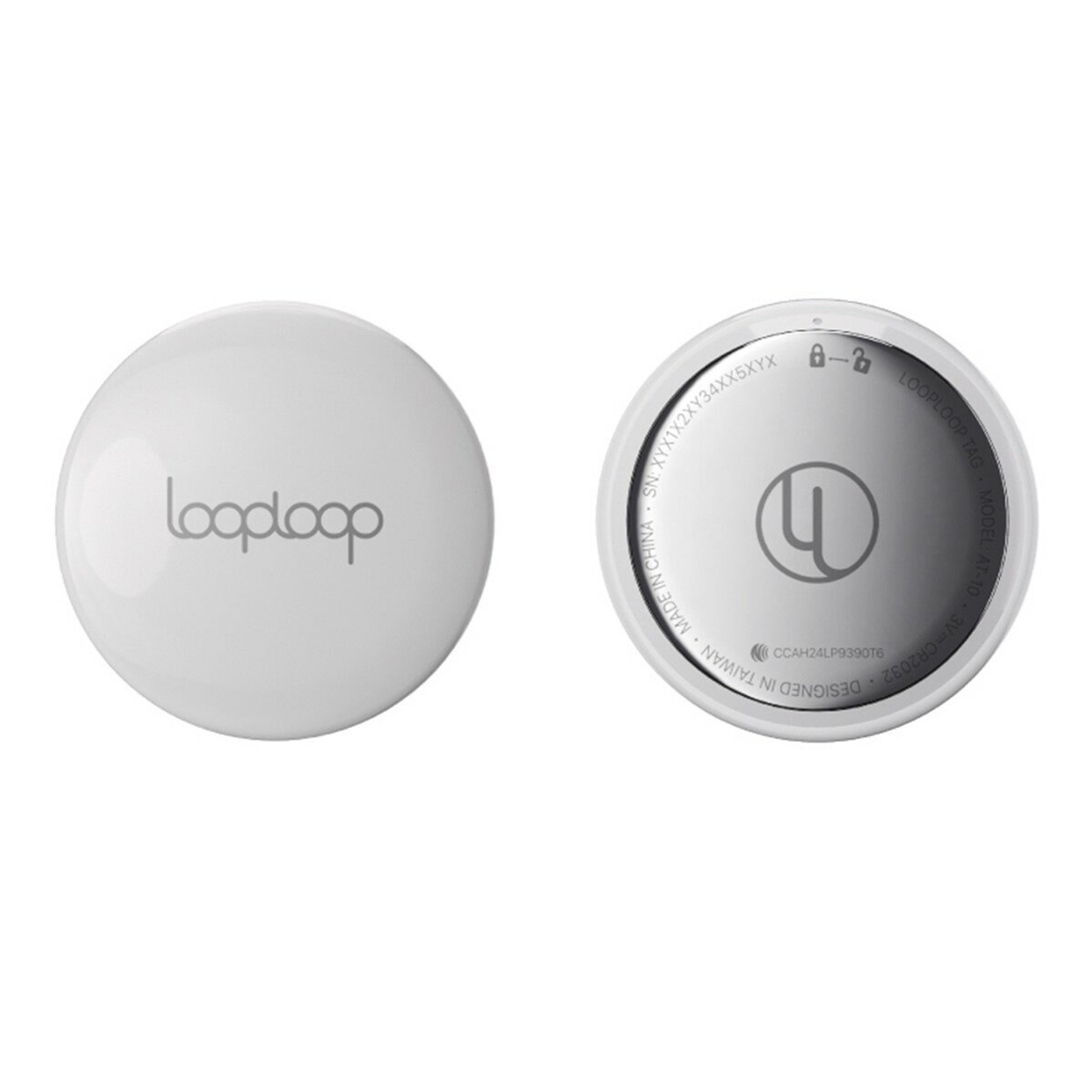Looploop Tag 全球定位 安心旅行組 防丟失護照包 X 1入 + 物品尋找器 X 1入 奶油白