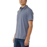 32 Degrees 男士彈性短袖Polo衫 牛仔藍