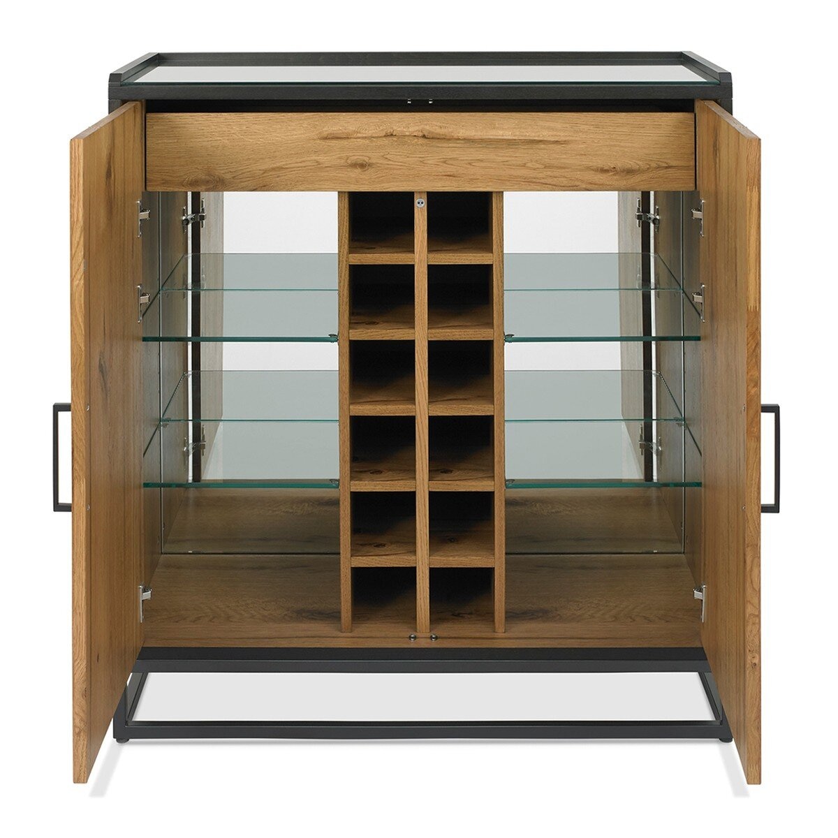 Bentley Designs Indus Rustic 橡木 酒櫃置物櫃