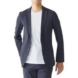 郡是 休閒西裝外套 深藍