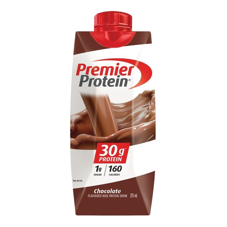 Premier Protein Milk Protein Drink Chocolate Flavor 325 ml X 12-Pack