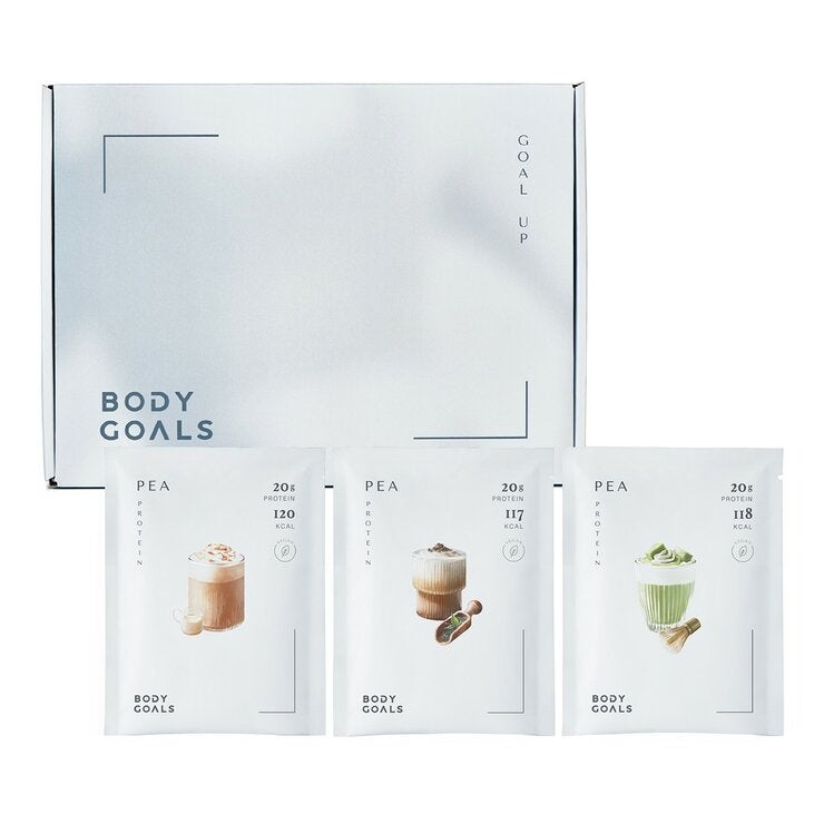 Body Goals 全素多效豌豆蛋白飲組合 31公克 X 30入 (馥郁奶茶/靜岡抹茶/觀音拿鐵) Body Goals 全素多效豌豆蛋白飲組合 31公克 X 30入 (馥郁奶茶/靜岡抹茶/觀音拿鐵)