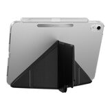 MAGEASY Facet 全方位支架透明背蓋保護套 (筆槽款) 適用於 2022 iPad 10 & 2025 iPad A16 黑色
