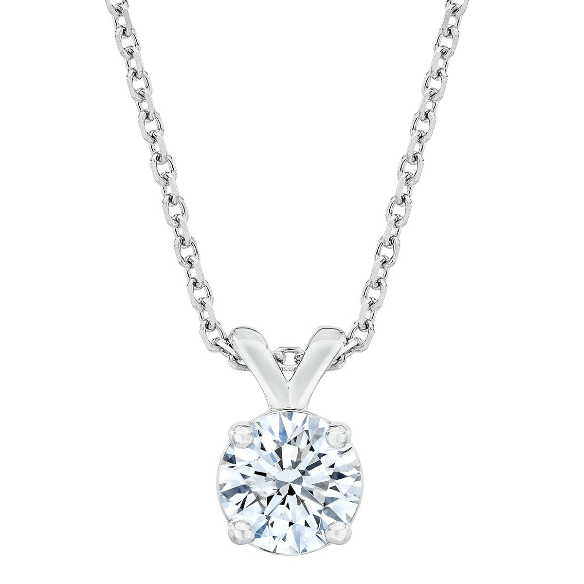 0.60克拉 圓形鑽石項鍊 VS2/I 0.60克拉 圓形鑽石項鍊 VS2/I