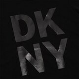 DKNY 男短袖T恤 黑色印花 M