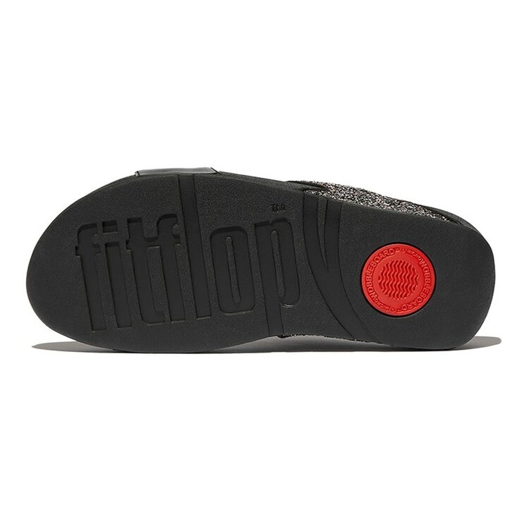 FitFlop 女雙寬帶拖鞋 黑 FitFlop 女雙寬帶拖鞋 黑