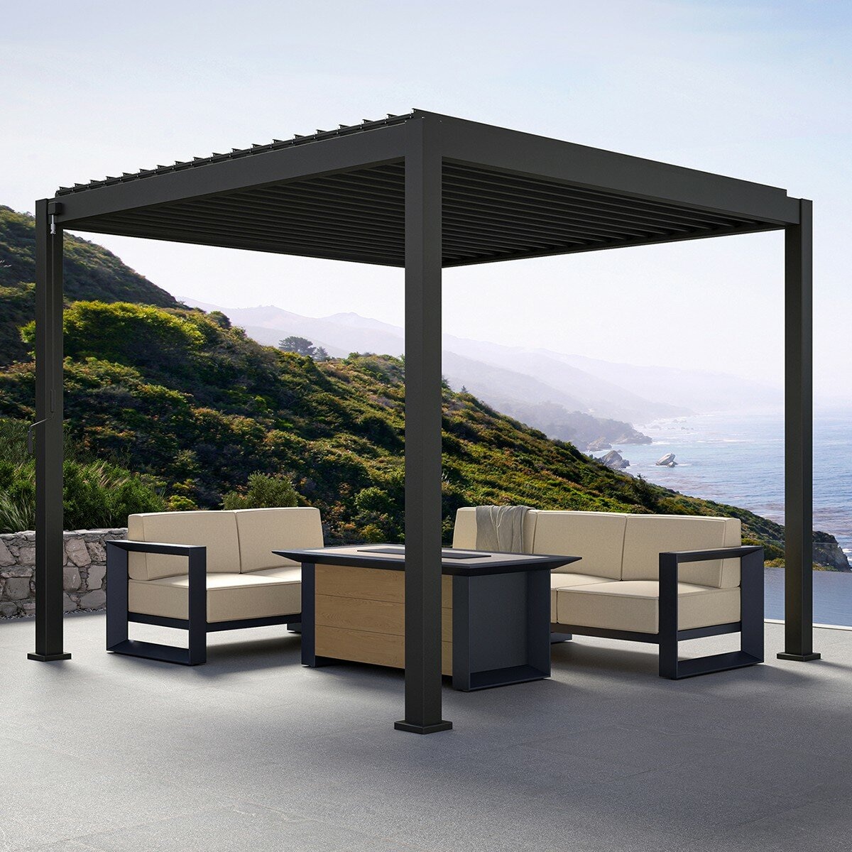 Mirador 111DA 10呎 X 10呎 戶外遮陽亭 深灰色 Mirador 111DA 10呎 X 10呎 戶外遮陽亭 深灰色