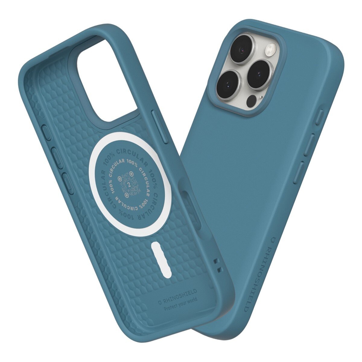 犀牛盾 iPhone 16 Pro SolidSuit MagSafe 兼容 經典防摔手機殼 + 9H 抗藍光鋼化玻璃保護貼