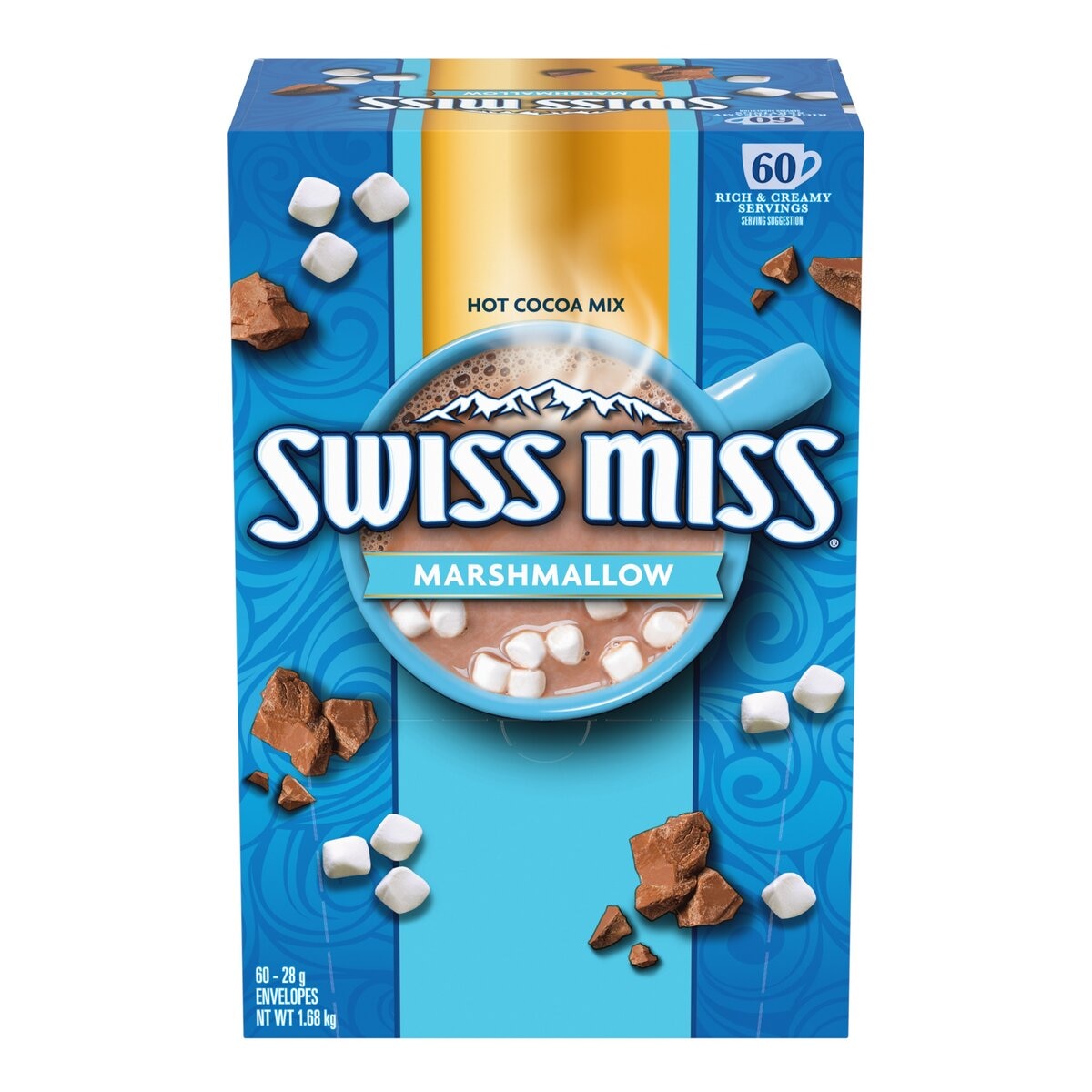 Swiss Miss Hot Cocoa Mix with Marshmallow 28 g X 60-Count