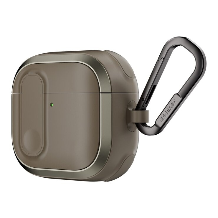 MAGEASY Odyssey 抗衝擊磁扣耳機殼 AirPods 4 金屬沙