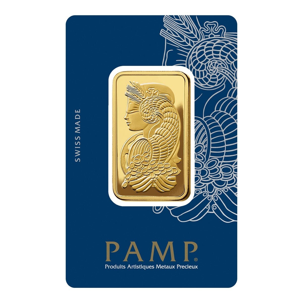 PAMP財富女神黃金條塊 1盎司
